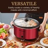 Elite Gourmet MST-900RXT# Electric Ceramic XL Jumbo Slow Cooker, Adjustable