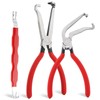 Xiaokeis 3 PCS Electrical Disconnect Pliers for Cars, Electrical Connector