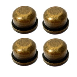 GDQLCNXB Solid Lamp Finials Caps Tapped of Tops for Lamp Shade Holder Harp Lamp Finial Knob Lamp Accessories Screw Thread standard 1/4-27In, Bronze 4pcs