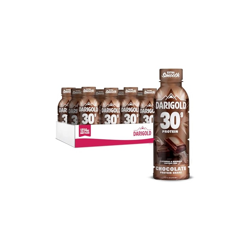 Darigold Ready to Drink Chocolate Protein Shake, 30g Protein, No