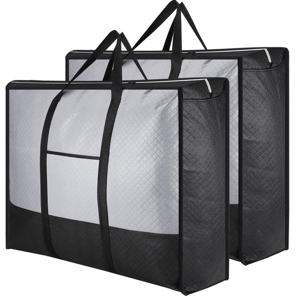 SUNNOW 2 Pcs 140L Moving Bags Large Storage Bags with