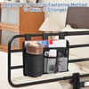 YIBEICO Support Storage Bag for Bed Rails, Bedside Storage Organizer