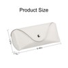 LogHog Portable Leather Glasses Case,Durable Soft Reading Eyeglass Pouch Slim