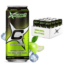 CRUNK!!! Energy Sour Apple 16oz 12 pack