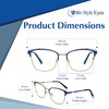 In Style Eyes Blue Light Blocking Computer Reading Glasses -