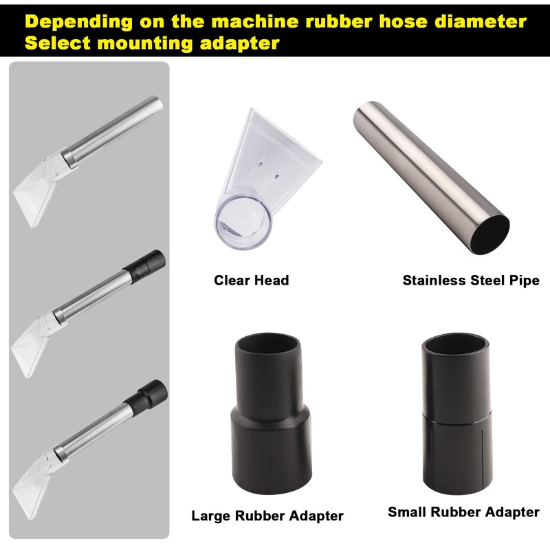 YSJWAER Carpet Vac Extractor Attachment-Tool - Cleaning Vacuum Clear Upholstery