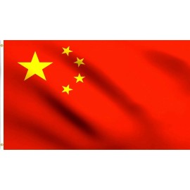 Unbranded Chinese Flag China National Banner Polyester 2x3 Foot Country Flags