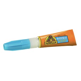 Gorilla Super Glue Tube, 3 Gram, Clear, (Pack of 1)