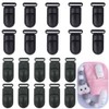 One-Touch Clips, Set of 20, for Flat Tape, Plastic Fixing