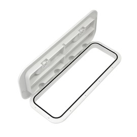 SEAFLO Marine Boat Deck Access Hatch & Lid 23.9" X 9.5" - White 607mm x 243mm