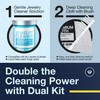 Complete Jewelry Cleaning Solution Kit With Brush, Polishing w/Cloth, Gold,