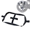 Universal Motorcycle Rear Wheel Tie-Down Strap, Transportation Bundle Belt for