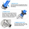 TAILONZ PNEUMATIC Male Thread Straight 4mm OD M6 Thread Push