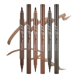 CLIO Kill Brow Dual Tattoo Pen Special Set - 002 Light Brown