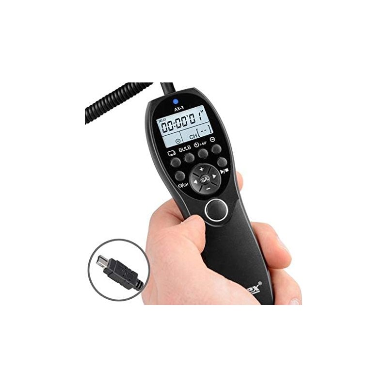 ayex Timer Remote Shutter Release AX-3 Compatible with Nikon DC2