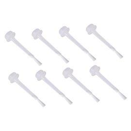 Vaguelly 1 Set Dip Powder Replacement Liquid Brushes for Nail Varnish Convenient White Brush for Efficient Dipping Powder Application and Easy Replacement