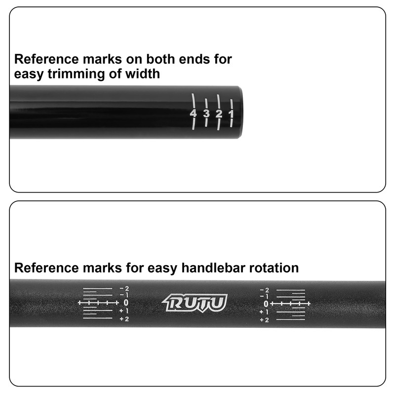 Motorcycle Handlebars 7/8 Inch,RUTU Universal Dirt Bike Handle Bar with