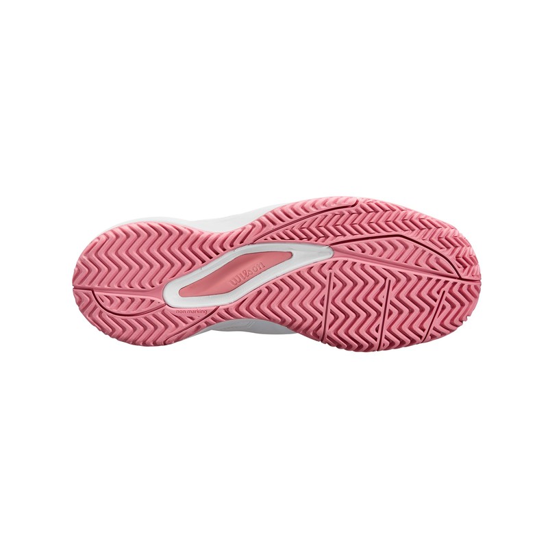 Wilson Unisex Children's Rush Pro Ace Jr Trainers, White Mauveglow
