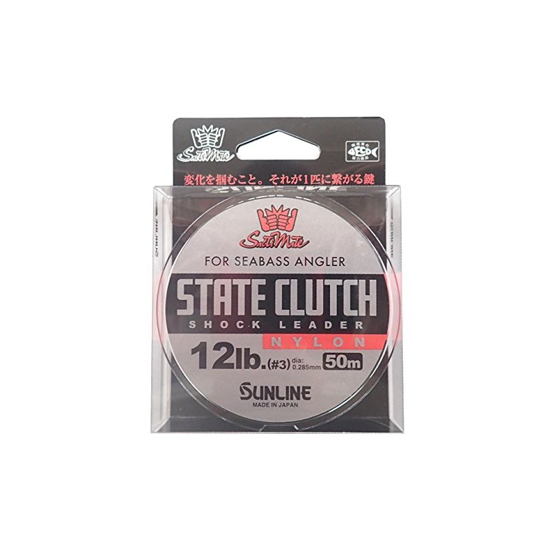 Sunline Leader, Soltiate State Clutch, Nylon, 16.9 ft (50 m),