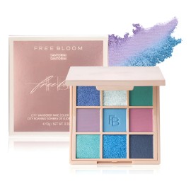 Paleta De Sombras De Ojos 9 En 1 De Freebloom