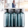 3PCS 300ml/500ml Press Liquid Soap Dispenser Reusable and Refillable Shampoo