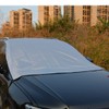LINFEN Car Windshield Cover, Brushed Back, Durable, Ultra Thick, Protection,