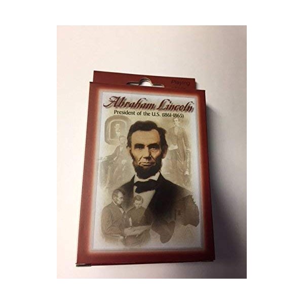 Americana Abraham Lincoln President of The U.S 1861-1865 Playing Cards Deck