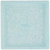 soil diatomaceous earth soap dish bath square blue