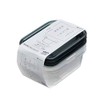 Rakuchin Pack Square Storage Containers, Capacity 6.1 fl oz (180