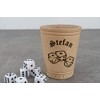 Garage-SixtySix Puzzle Cup with Cubes Design | Real Leather Dice
