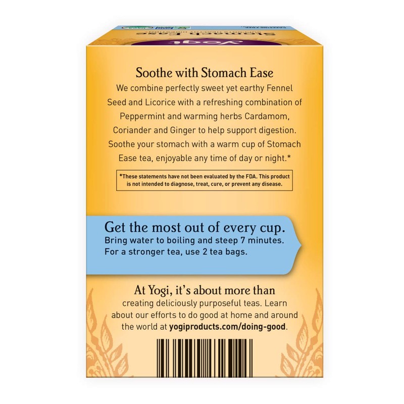 Yogi Tea, Stomach Ease, 16 Count