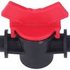 2-Piece Water Control Valve Set, 10mm ABS Plastic Stop Valve,