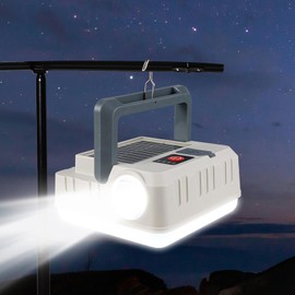 LaliBuBB Portable Solar Power Lanterns for Power Outages, 5 Light Modes LED Camping Lights Lantern Flashlight, IPX4 Waterproof Tent Light for Hurricane Hiking Emergency Light