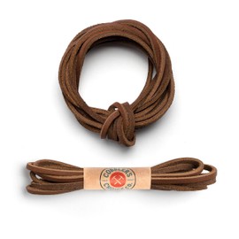 54" Premium Leather Boot Lace in Burnt Sienna - Premium Quality and Strength