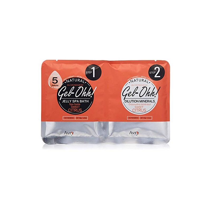 AvryBeauty Gel-Ohh Jelly Spa - Sweet Citrus, 1 ct.