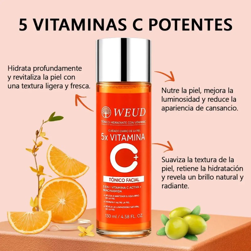 Weud Sérum Minimizar Poros Hidratación Con Vitamina C 130ml