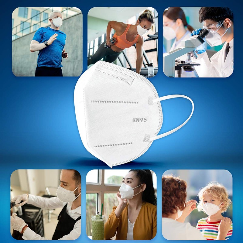 RightCare KN95 Protective Face Mask (Non-Medical) with Ear Loops and