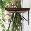 Set of 2 Iron Shelf Brackets, Iron Shelf Brackets, Simple,