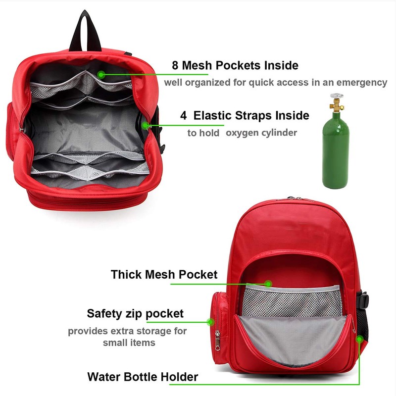 First Aid Bag Empty Medical Backpack for Emergency Bags First