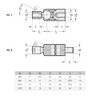 Ganter Normelemente Ball Joint Ball with Internal Thread M6 and