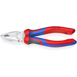 Knipex KNIPEX Kombizange mit Comfort-Griffen verchromt 238 mm 03 05 180 SB