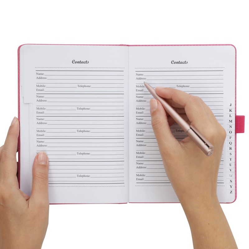 a to z Telephone Address Book A-Z Index Hard Back