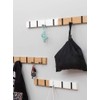 KYSMOTIC Modern Coat Hooks for Wall, Folding Coat Rack Wall