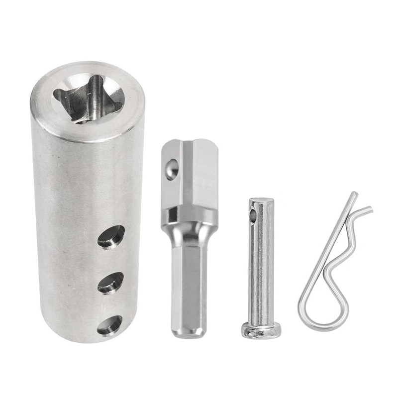 DSkoiph Trailer Jack Drill Adapter Kit with 1/2 in Socket