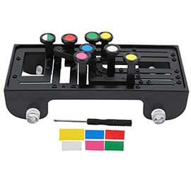 Guitar Learning Aid Helper,Folk Ukulele Chord Trainning System Teaching Tool for Beginner(Black)