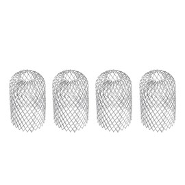 Generic Colador 4 Piezas Pantalla De Filtro Extensor De Bajante Escudo De Canalón Cubierta De Red De Canalón Cubre Canaletas De Lluvia Hojas Aleación De Aluminio Rejilla Protectora