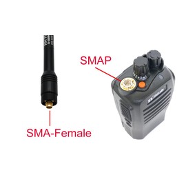 GRA-RH795 SMA-Female 70-1000MHz Wide-Band Handheld Telescopic Scanner Antenna, 7.67" to 45.27"