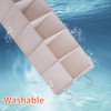 tulinstiraga Large Hanging Sweater Organizer for Closet,Collapsible 6-Shelf Hanging Closet