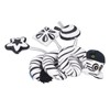 Baby Plush Animal Stroller Toys Black and White Spiral Activity