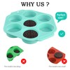 Actvty Round Chocolate Covered Cookie Molds, 3 Pcs Cylinder Chocolate